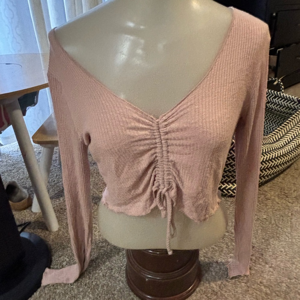 Women's Pink Ruched Top altrd state size M